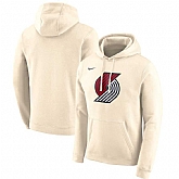 Portland Trail Blazers Nike 2019-20 City Edition Club Pullover Hoodie Cream,baseball caps,new era cap wholesale,wholesale hats